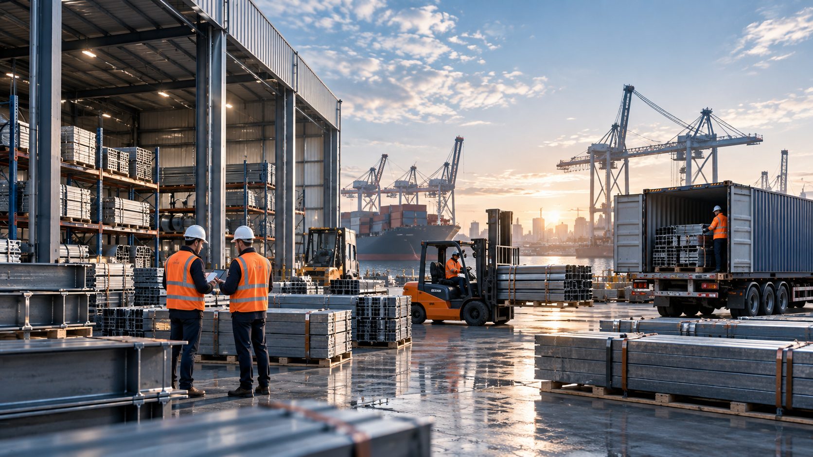 Utiliteitsbouw en logistiek bedrijventerrein